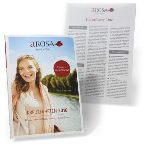 A-Rosa Kreuzfahrt Katalog Kundenbindung Kundengewinnung